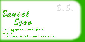 daniel szoo business card